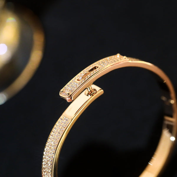 BRACCIALE KELLY CON PAVE' DI DIAMANTI 