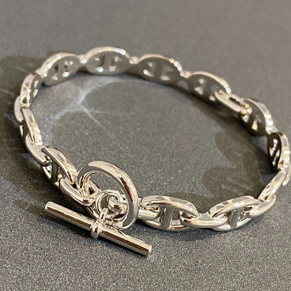 BRACCIALE A CATENA IN ARGENTO 