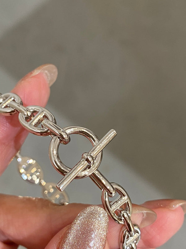BRACCIALE A CATENA IN ARGENTO 