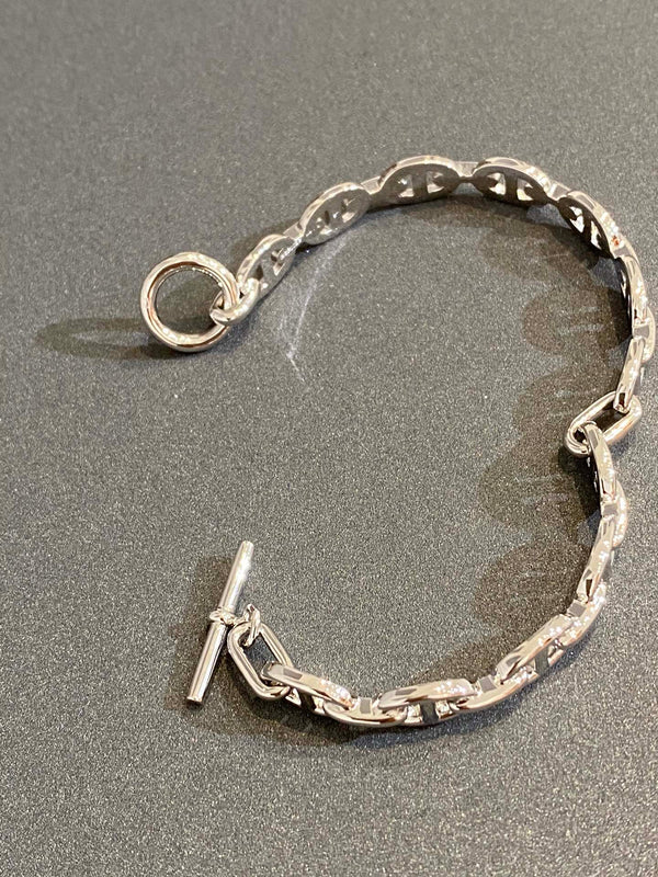 BRACCIALE A CATENA IN ARGENTO 