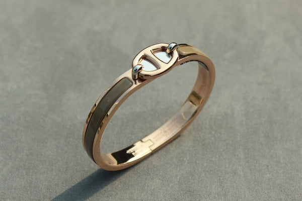 BRACCIALE CLIC CHAINE IN ORO ROSA