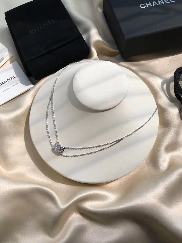 COLLANA IN ARGENTO CON DIAMANTI CRUSH