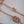 DANCRE CHAINE 3 MOTIF PINK GOLD BRACELET