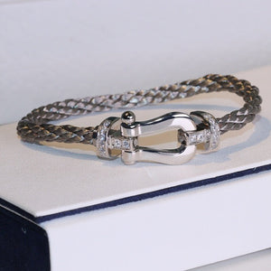 BRACELET FORCE 10 ARGENT DIAMANT