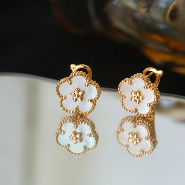 ORECCHINI LUCKY SPRING IN ORO ROSA