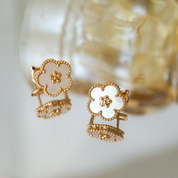 ORECCHINI LUCKY SPRING IN ORO ROSA