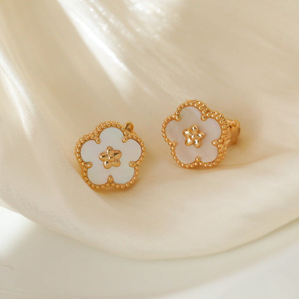 ORECCHINI LUCKY SPRING IN ORO ROSA