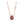 COLLANA BOHEME IN ORO ROSA CON DIAMANTI E CORNIOLA