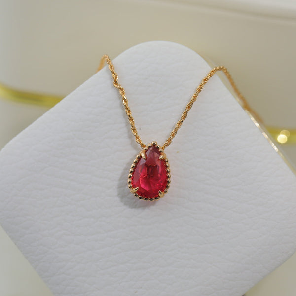 COLLANA BOHEME IN ORO ROSA CON CORNIOLA