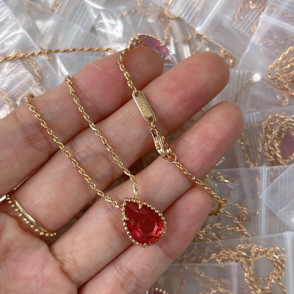 COLLANA BOHEME IN ORO ROSA CON CORNIOLA