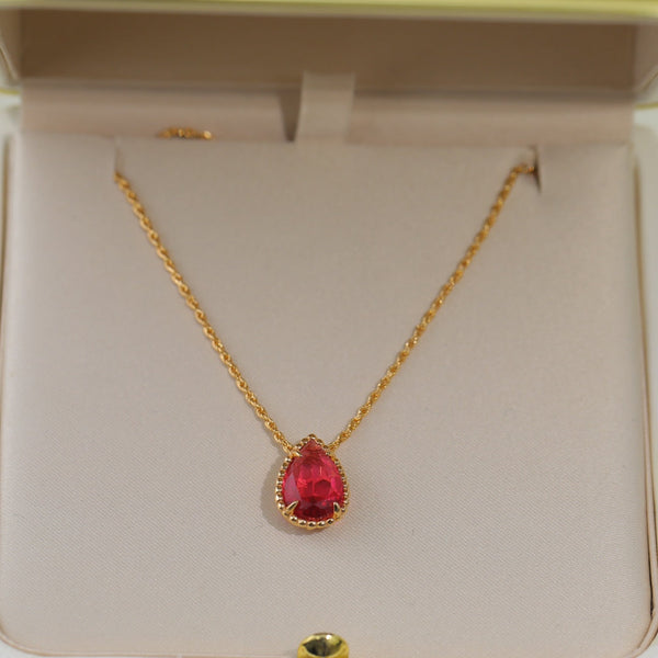 COLLANA BOHEME IN ORO ROSA CON CORNIOLA