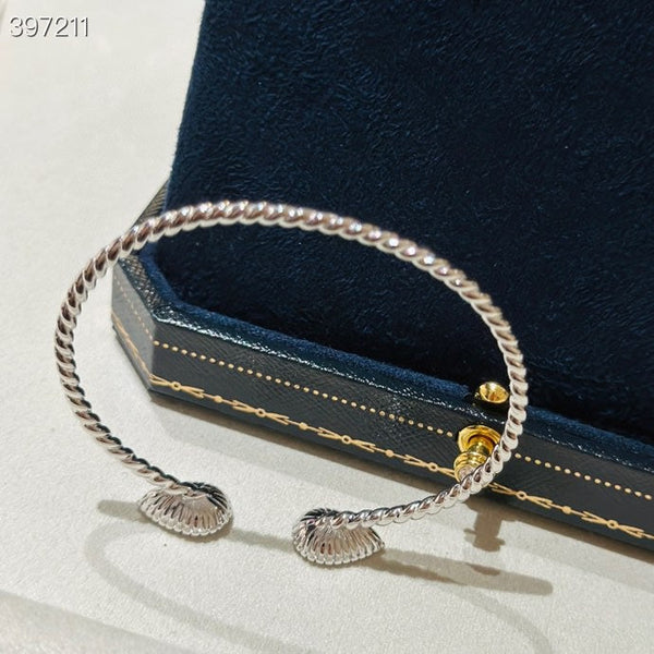 BRACCIALE APERTO IN ARGENTO CON DIAMANTI BOHEME