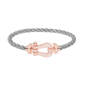 FORCE 10 GRAND MODÈLE CORDIÈRE GRISE TOUT DIAMANT