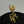 LOEW LOGO GOLD DROP EARRINGS