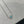 JOSEPHINE BLUE DIAMOND SILVER NECKLACE