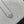 JOSEPHINE BLUE DIAMOND SILVER NECKLACE