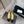 ballet flats gold black lambskin canvas