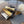 ballet flats gold black lambskin canvas