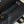 BORSA A PATTA 25 CM FERRAMENTA ARGENTO PELLE DI AGNELLO NERA