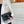 BORSA A PATTA 25 CM FERRAMENTA ARGENTO PELLE DI AGNELLO NERA