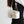 FLAP BAG 20CM WHITE LAMBSKIN GOLD HARDWARE