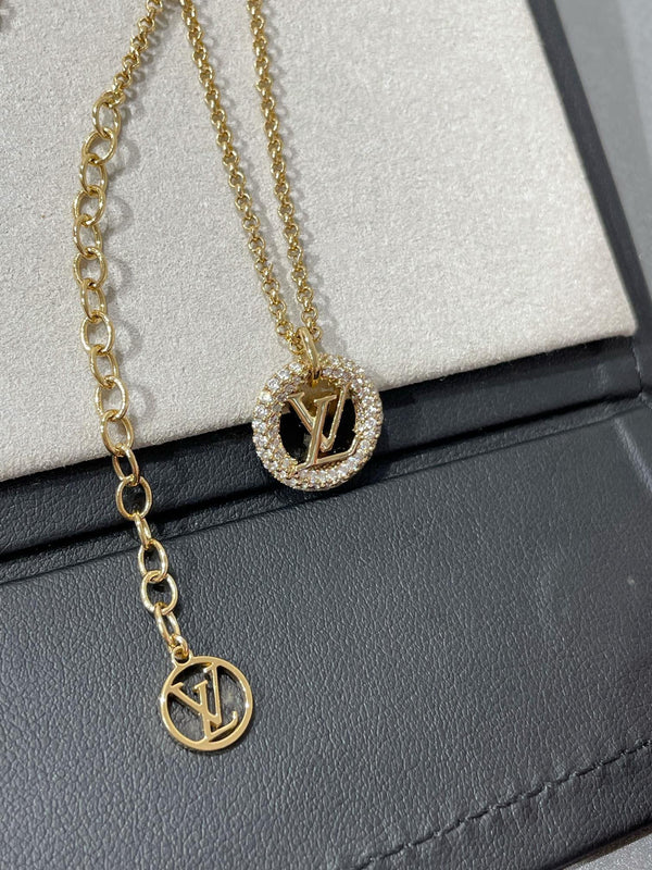 COLLANA CON PAVE' DI DIAMANTI LV BY NIGHT