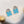 CLOVER MINI TURQUOISE SILVER STUD EARRINGS