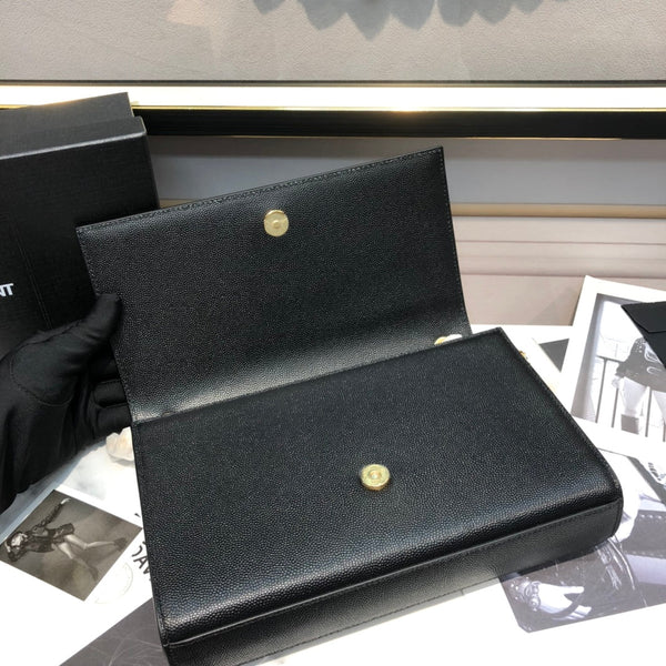 kate medium 24cm cuir de veau grainé noir