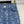 DENIM CC LOGO DARK BLUE WHITE AND SILVER JEANS