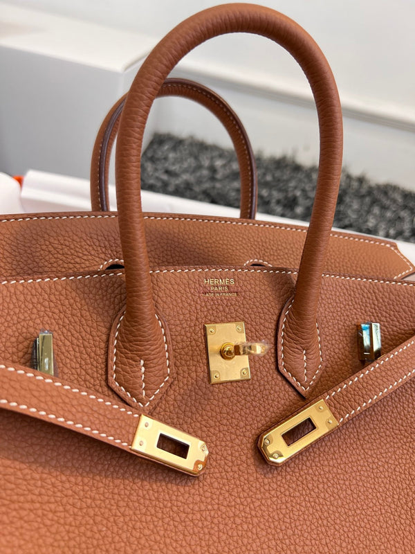 HM BIRKIN 25CM PELLE TOGO ORO FERRAMENTA ORO