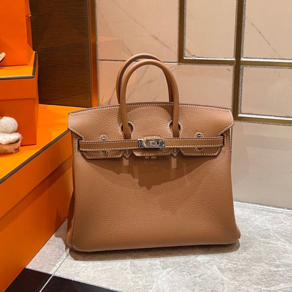 HM BIRKIN 25CM PELLE TOGO ORO FERRAMENTA ARGENTO