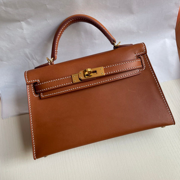 HM KELLY 19CM PELLE DORATA FERRAMENTA DORATA