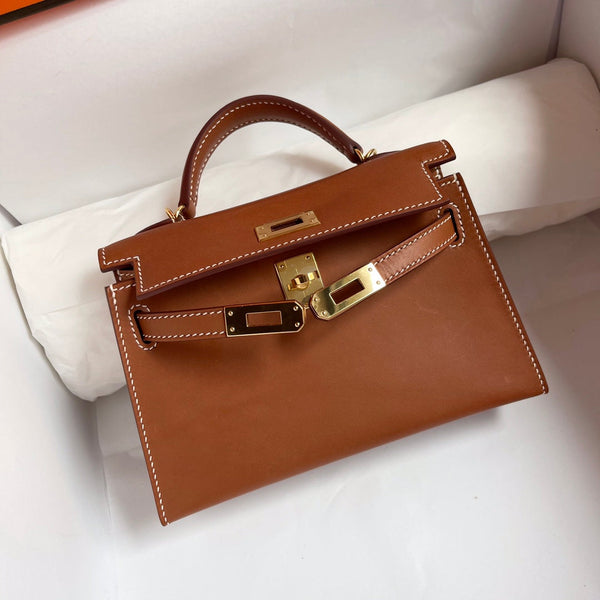 HM KELLY 19CM PELLE DORATA FERRAMENTA DORATA