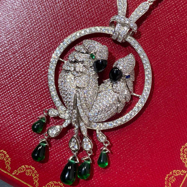 COLLANA IN ARGENTO CON DIAMANTI LESOISEAUX