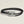 TOURLIS TRESSES BLACK BRACELET