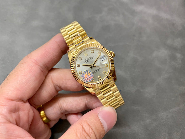 DATEJUST 31MM GOLD GREY DIAL