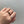 T SMALL ONYX PINK GOLD RING