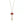 FLEUR DE LIS PINK GOLD DIAMOND CARNELIAN NECKLACE