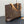 BORSA A SPALLA LUCO 40 MONOGRAM IN PELLE MARRONE