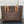 BORSA A SPALLA LUCO 40 MONOGRAM IN PELLE MARRONE