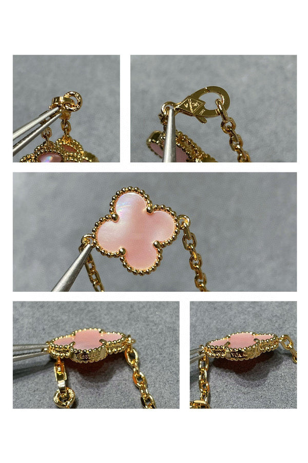 CLOVER 10 MOTIF ROSA MOP