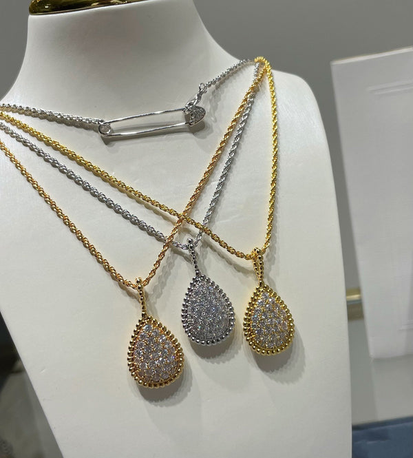 COLLANA LUNGA BOHEME CON DIAMANTI