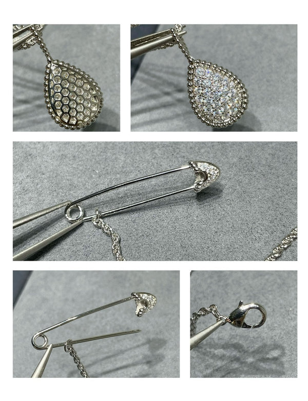 COLLANA LUNGA BOHEME CON DIAMANTI
