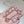 CLOVER 5 MOTIF ROCK CRYSTAL PINK GOLD BRACELET