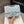 MINI SQUARE FLAP BAG 17CM CLOUD BLUE LAMBSKIN SILVER HARDWARE