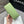 MINI SQUARE FLAP BAG 17CM GREEN CAVIAR SILVER HARDWARE