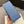 MINI SQUARE FLAP BAG 17CM BLUE CAVIAR SILVER HARDWARE