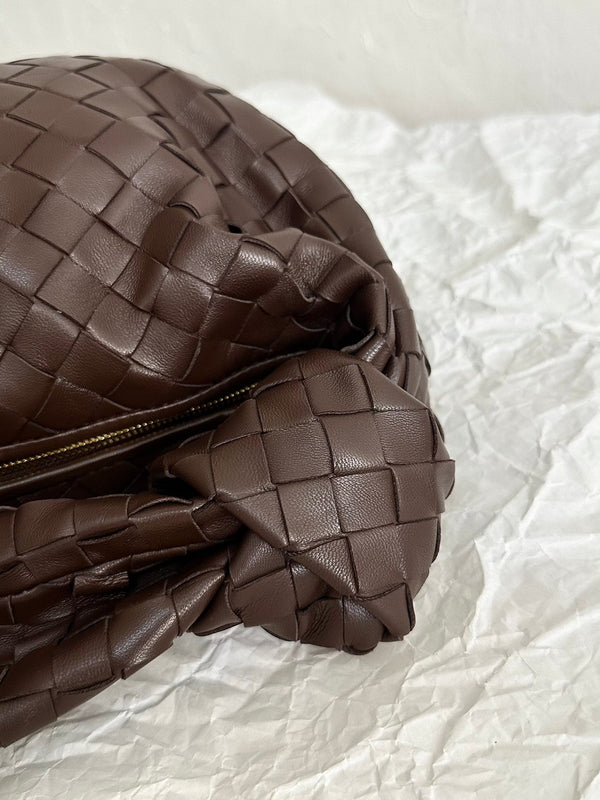 BV TEEN JODIE 36CM PELLE SCAMOSCIATA CIOCCOLATO 