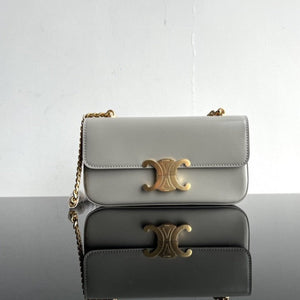 TRIOMPHE CLASSIQUE 20 CUIR DE VEAU GRIS