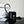 TEEN TRIOMPHE 18 BLACK CALFSKIN SILVER HARDWARE